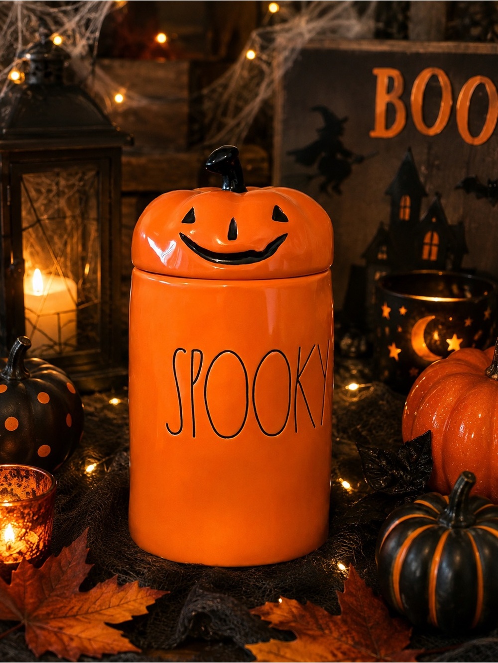 Rae Dunn SPOOKY Candle